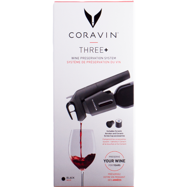 Coravin Timeless Three+ Wine Preservation System - Black