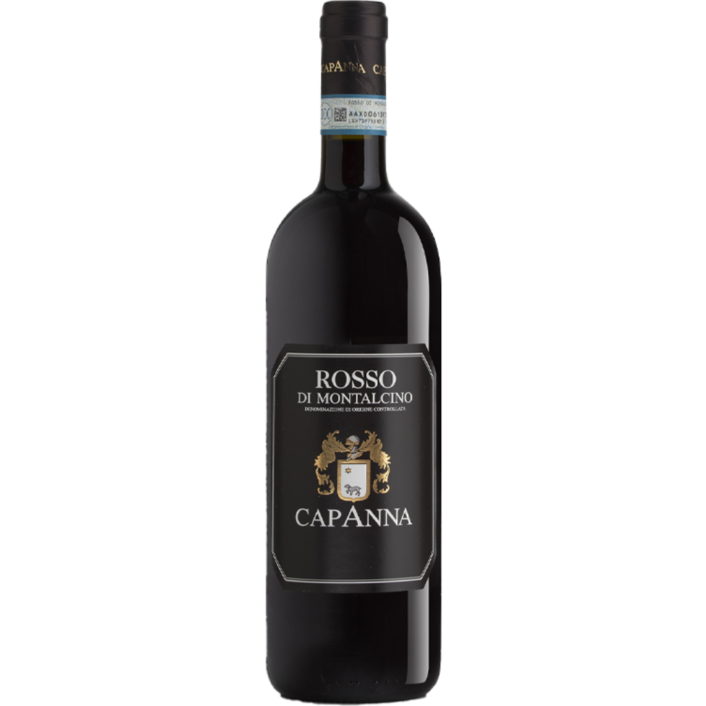 Bottle of Capanna Rosso di Montalcino wine