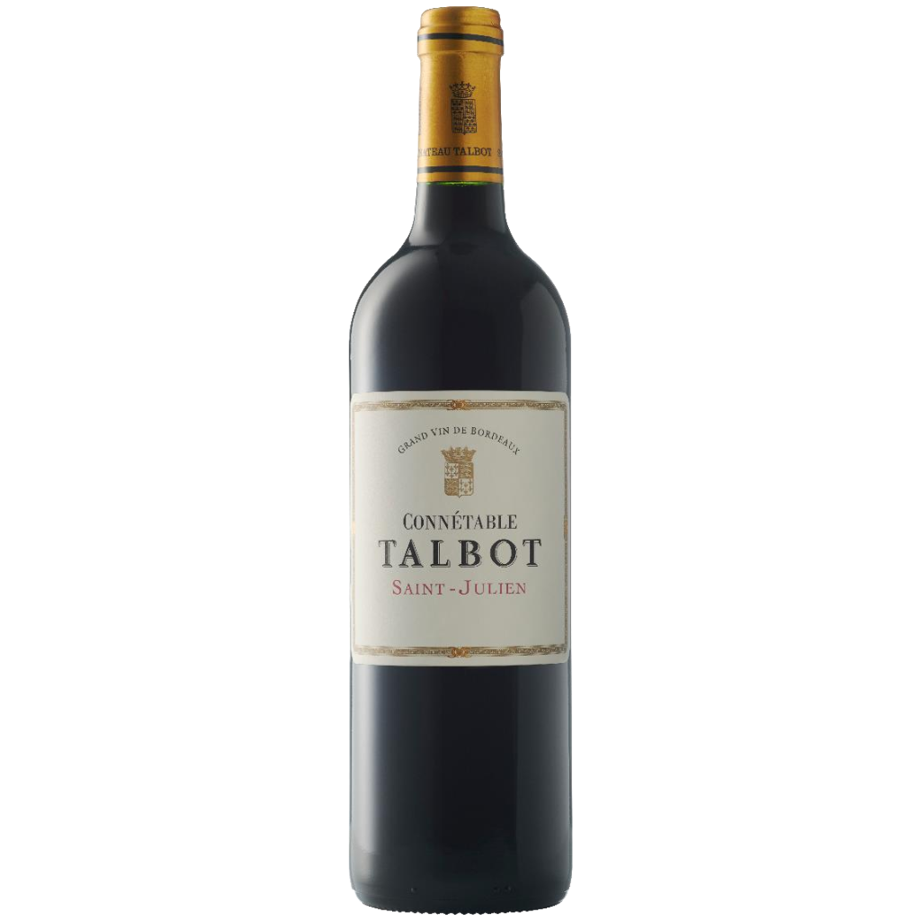 Connétable Talbot Saint-Julien red wine bottle, a classic Bordeaux blend with elegant flavours and refined structure.