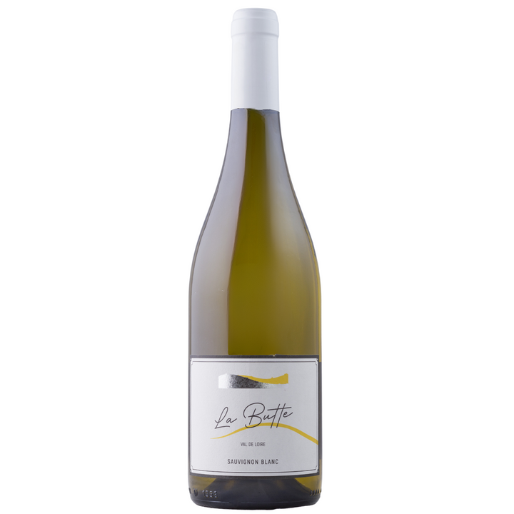 Bottle of La Butte Sauvignon Blanc from Val de Loire, a crisp and fruity French white wine.