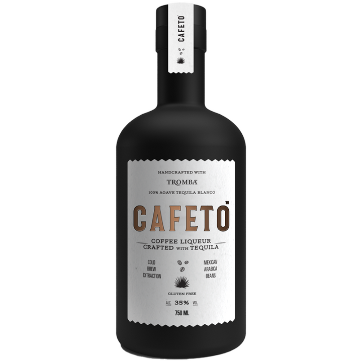 Tromba Cafeto Coffee Liqueur bottle with clean white background.