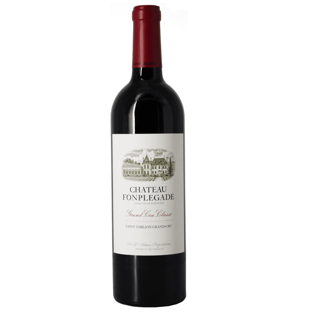 Château Fonplégade Saint-Émilion Grand Cru wine bottle, an elegant Bordeaux red wine with rich character and refined structure.