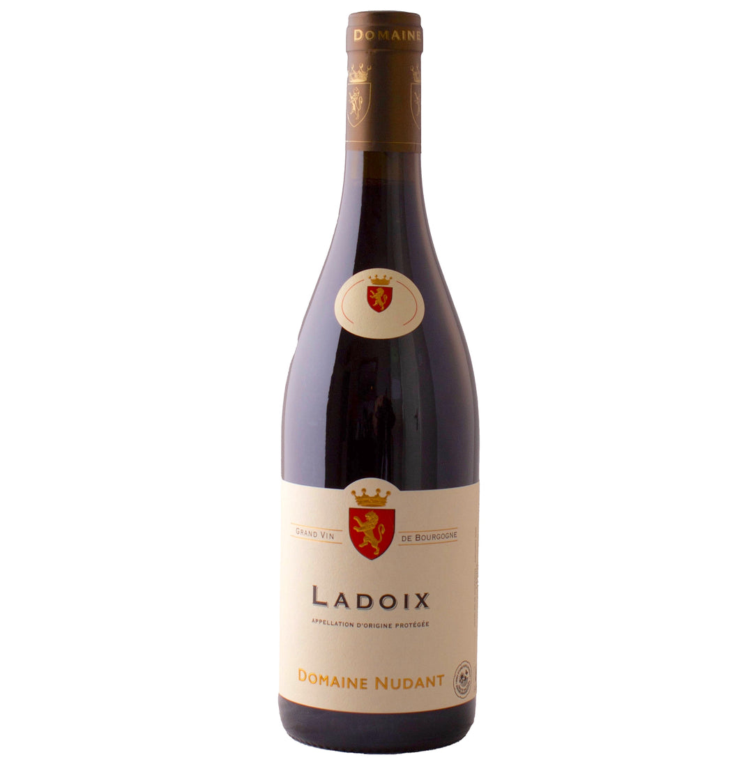 Domaine Nudant Ladoix Red Burgundy wine bottle.