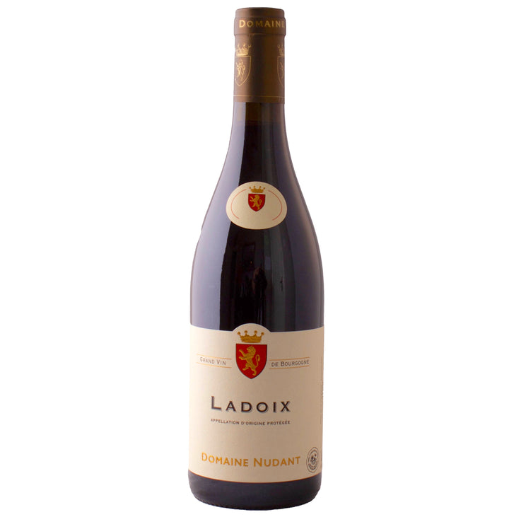 Domaine Nudant Ladoix Red Burgundy wine bottle.